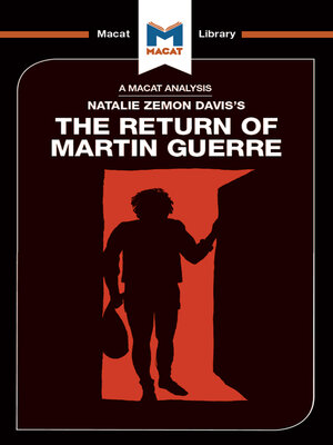 cover image of An Analysis of Natalie Zemon Davis's the Return of Martin Guerre